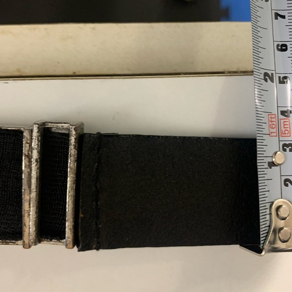 Chicos leather / silver tone ladies belt ✅ - Picture 9 of 11